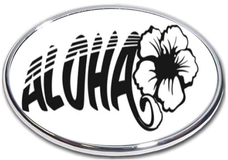 Hawaiian Aloha Hitch Cover