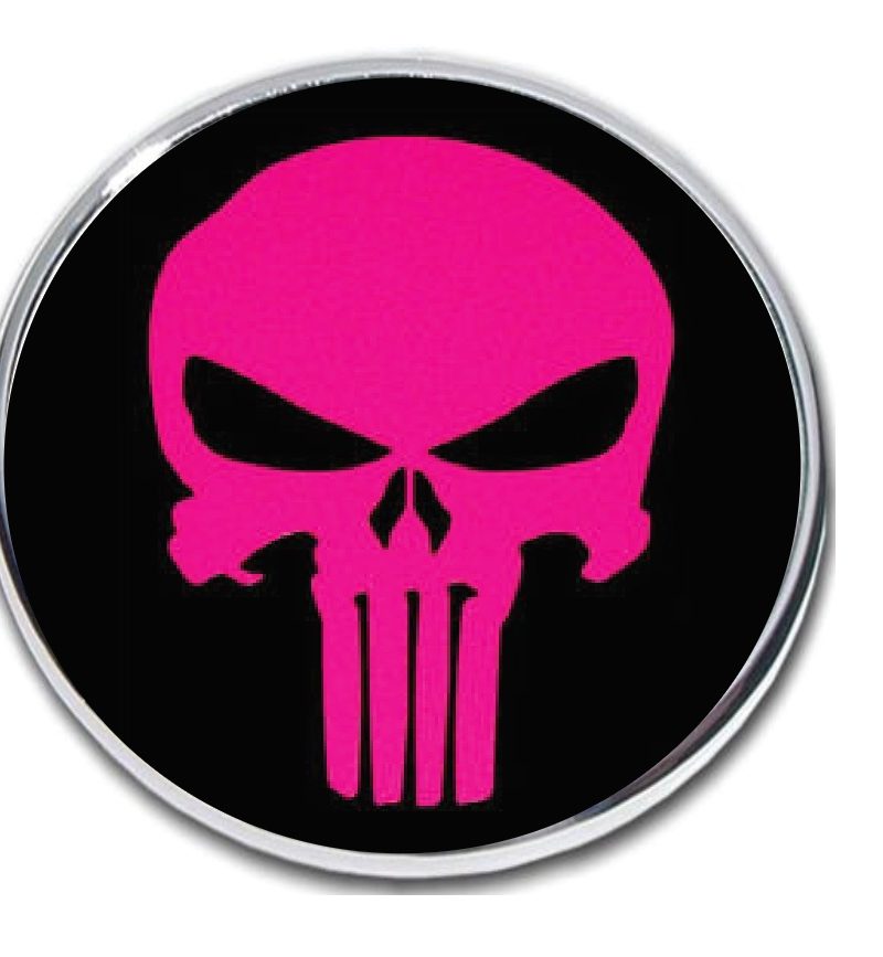 Pink Punisher Hitch Cover