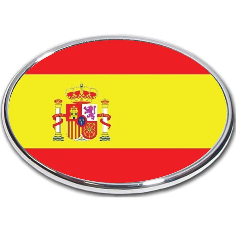 Spain Flag Hitch Covers