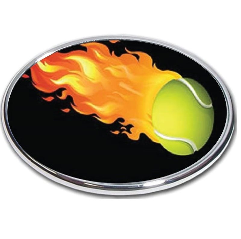 Tennis on File Hitch Covers