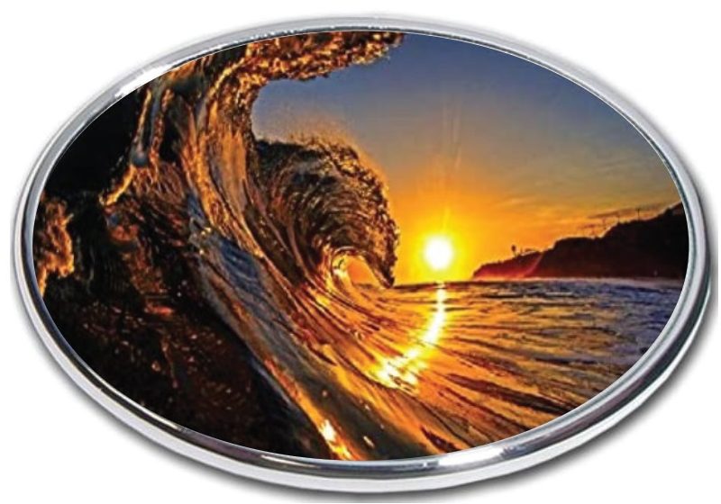 Ocean Waves Hitch Cover