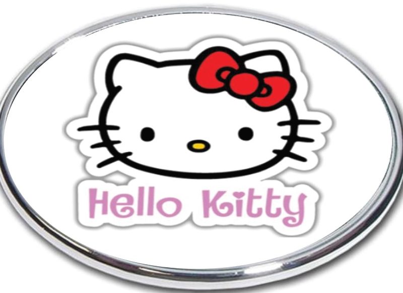 Hell Kitty hitch cover